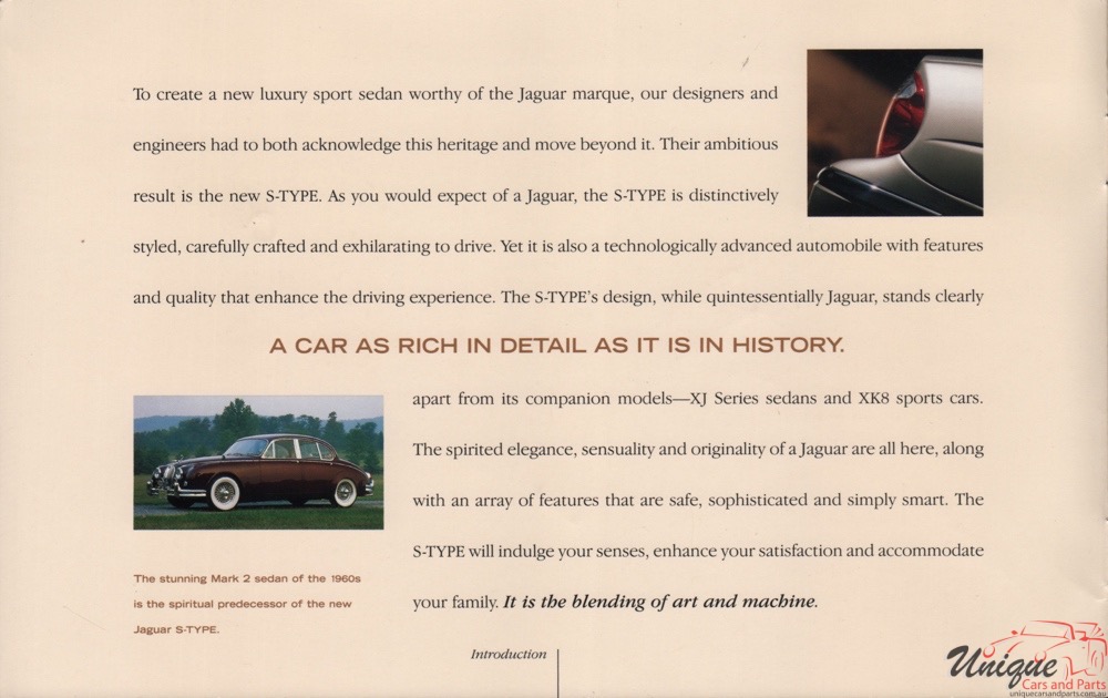 1999 Jaguar Model Lineup Brochure Page 2